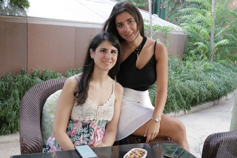Gathering around the pool at Hilton Beirut Habtoor Grand